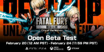 Fatal Fury: City of the Wolves Buka Beta Test Dari 20 – 24 Februari