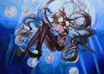 Seniman Goddess of Victory Nikke Telah Menghabiskan Total 20 Jam Di Bawah Air Untuk Melukis Mural Anniversary