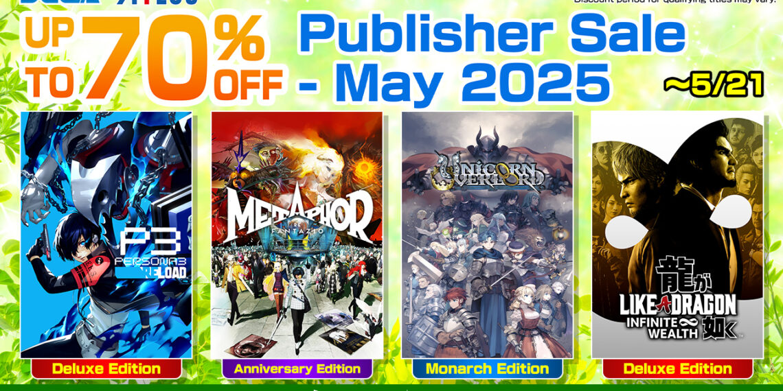 Diskon Besar! SEGA Publisher Sale Dimulai Sepanjang Mei 2025.