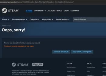 5 Game Baru Koei Tecmo Tidak Bisa Diakses di Steam Indonesia, Masalah Serius