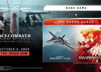 Unjuk Gameplay Perdana, Ace Combat 8: Wings of Theve Rilis Oktober 2026